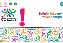 2. Bursa Uluslararası Spor Festivali Etkinlik Takvimimiz Yayınlandı!